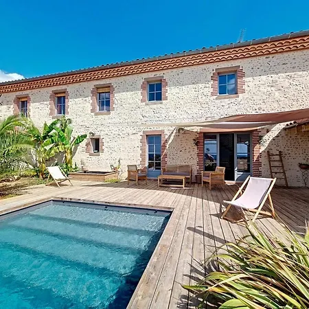 Villa L'albigeoise Des Templiers - Piscine - Vue Panoramique Cunac