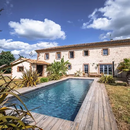 L'albigeoise Des Templiers - Piscine - Vue Panoramique Villa Cunac